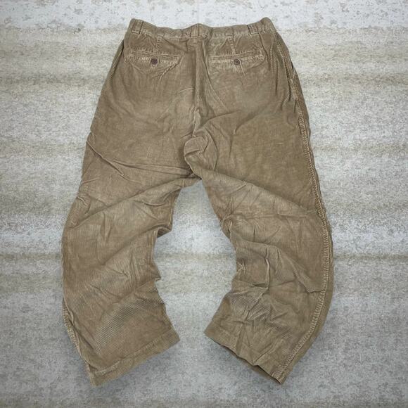 Tommy Bahama Other - Vintage 90s Tommy Bahama Corduroy Pants 36x30 Baggy Wide Leg Fit Tan Cotton